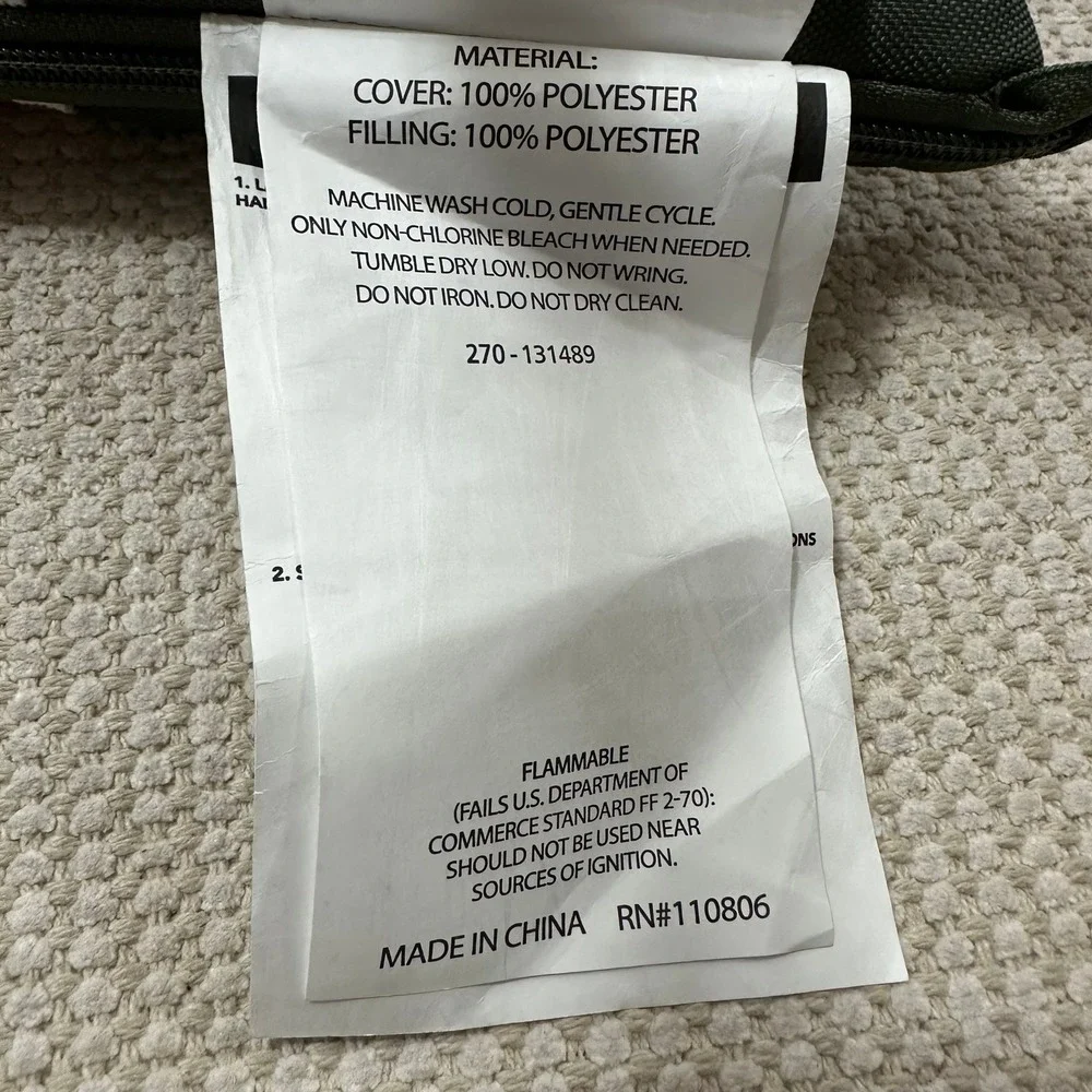 Hunter Outdoor Blanket Water-Resistant Picnic Mat Olive Navy Tote 60x70 NEW
